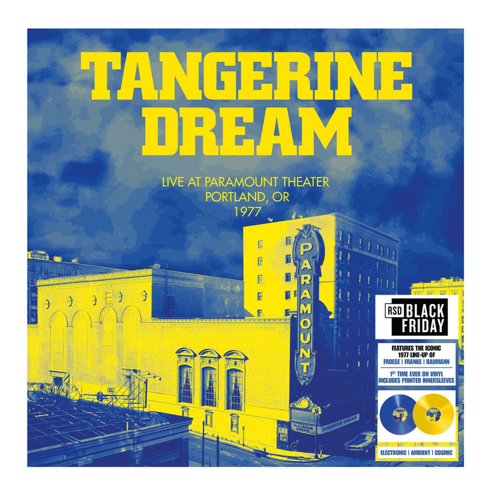 the album cover for Tangerine Dream - Live At Paramount Theatre - Portland, OR '77 [RSD BF 2026]