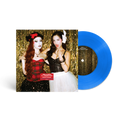 the album cover for Olivia Rodrigo / Chappell Roan - expectations [LA behavior Blue Translucent 7" Single]