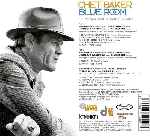 Chet Baker - Blue Room: The 1979 Vara Studio Sessions In Holland CD