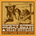 the album cover for Dickey Betts  & Great Southern - Bottom Line Nyc 19 April 1977 [Colored Vinyl] (Ylw) (Uk)
