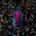 the album cover for Oliver Tree - Alone In A Crowd [Apple/Blue Jay/Black Swirl LP]