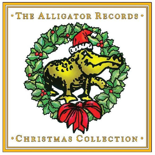 the album cover for Alligator Christmas Collection / Various (Cvnl) - Alligator Christmas Collection / Various [Clear Vinyl]