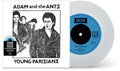 the album cover for Adam & The Ants - Young Parisians [Clear Vinyl] [Limited Edition] (Uk)