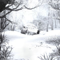 the album cover for Weezer - SZNZ: Winter EP [Indie Exclusive Limited Edition Milky Clear Vinyl]