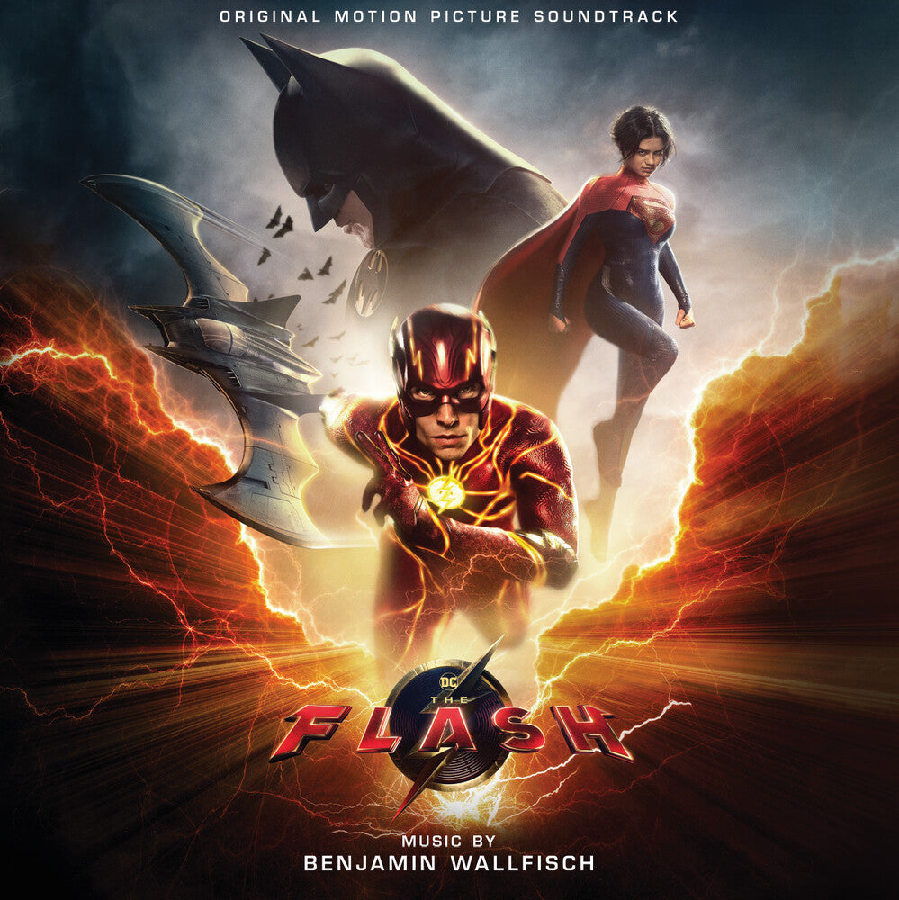 the album cover for Benjamin Wallfisch  (Uk) - Flash - O.S.T. (Uk)