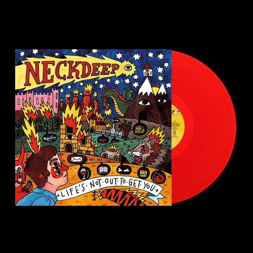 Neck Deep - Life's Not Out to Get You - Blood Red Vinyl