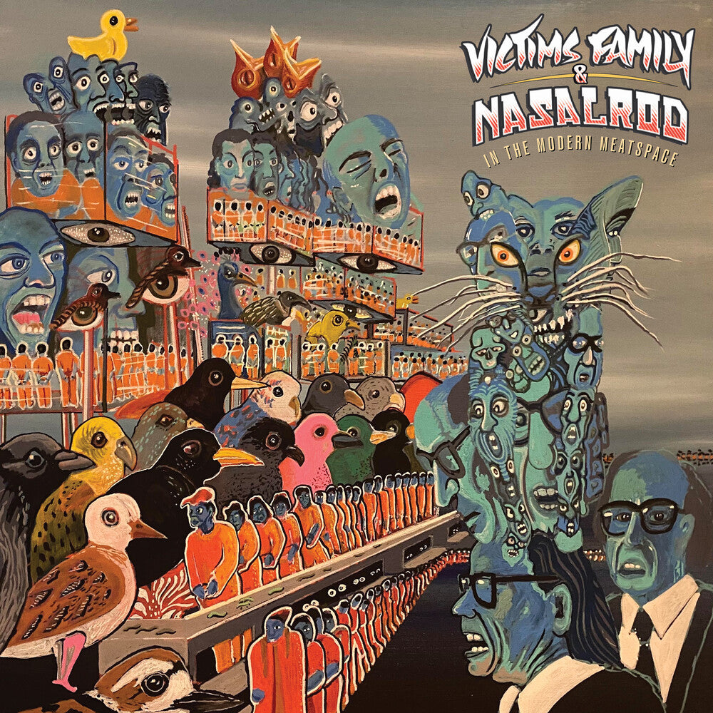 the album cover for Victims Family & Nasalrod - In The Modern Meatspace