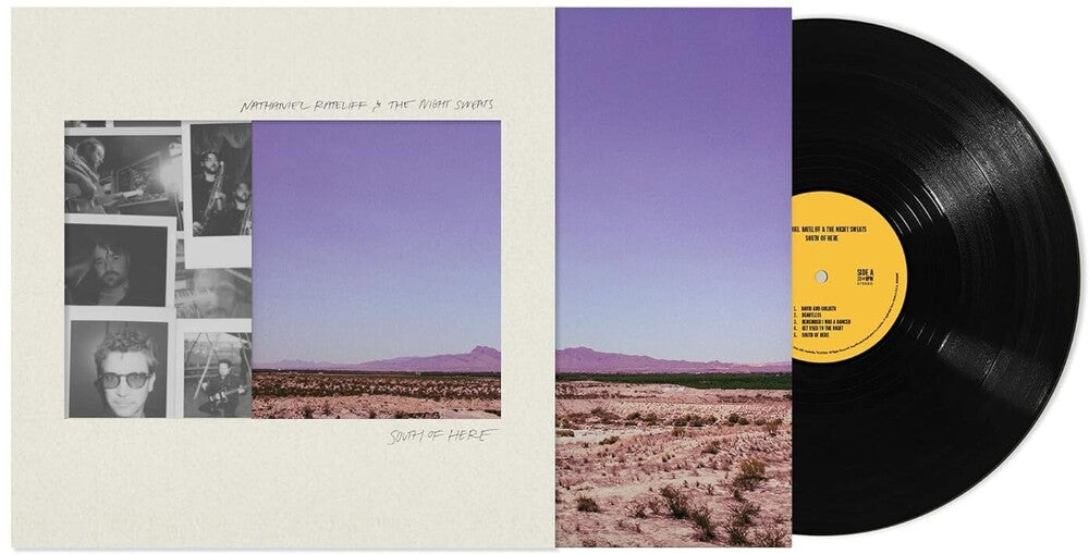 the album cover for Nathaniel Rateliff & The Night Sweats - South of Here [LP]