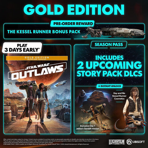 Star Wars Outlaws Gold Edition for Xbox Series X - Xbox Series X