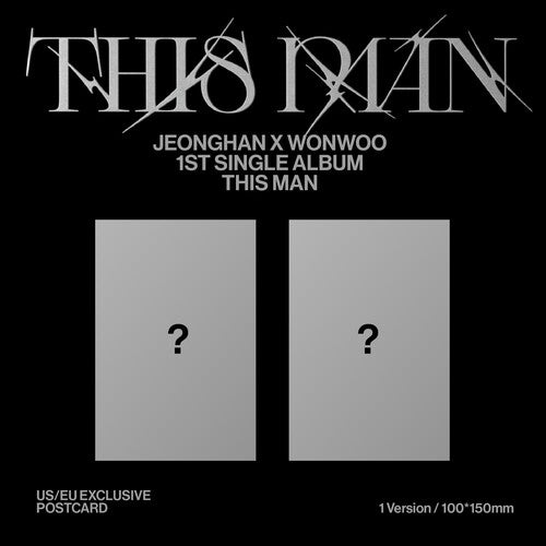 JEONGHAN x WONWOO - First Single Album "This Man" CD