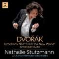 the album cover for NATHALIE STUTZMANN - Dvorak: Symphony No. 9 From The New World