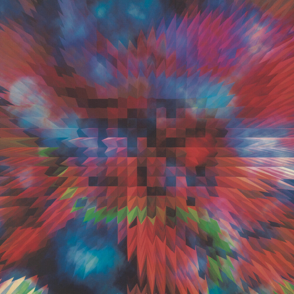 the album cover for Elph Vs Coil - Worship The Glitch (Blue) [Colored Vinyl]