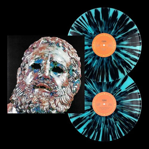 Foxing - Foxing - Ice Blue with Black Splatter Vinyl
