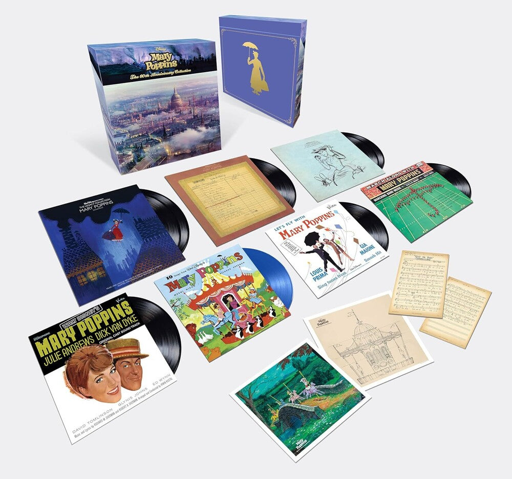 the album cover for Mary Poppins: 60th Anniversary Collection / Var - Mary Poppins: 60th Anniversary Collection / Var