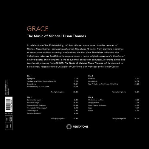 San Francisco Symphony - Grace - The Music of Michael Tilson Thomas - Luxury boxset CD