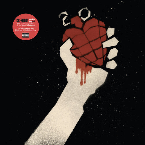 Green Day - American Idiot (20th Anniversary Red & Black Splatter 2LP) Vinyl