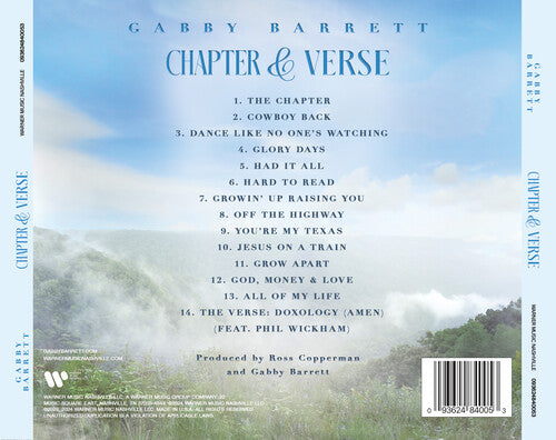 Gabby Barrett - Chapter & Verse CD