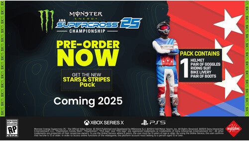 Monster Energy Supercross 25 for Playstation 5 - PS5