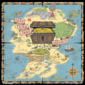 the album cover for Less Than Jake - Uncharted [LP Sapphire marble]