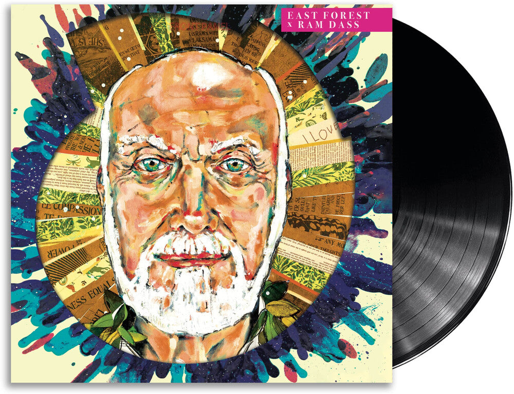 the album cover for East Forest - Ram Dass