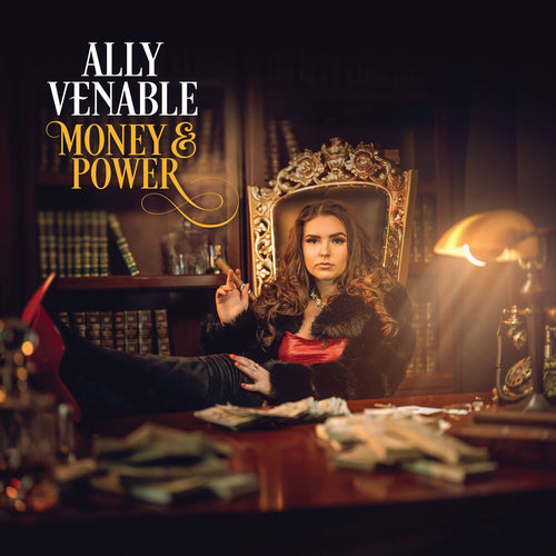 the album cover for Ally Venable - Money & Power