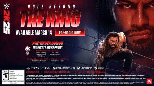 WWE 2K25 for Playstation 4 - PS4