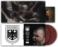 the album cover for Kanye West  / Ty Dolla Sign - Vultures 1 - Carnival Maroon Vinyl Edition (W/Cd)