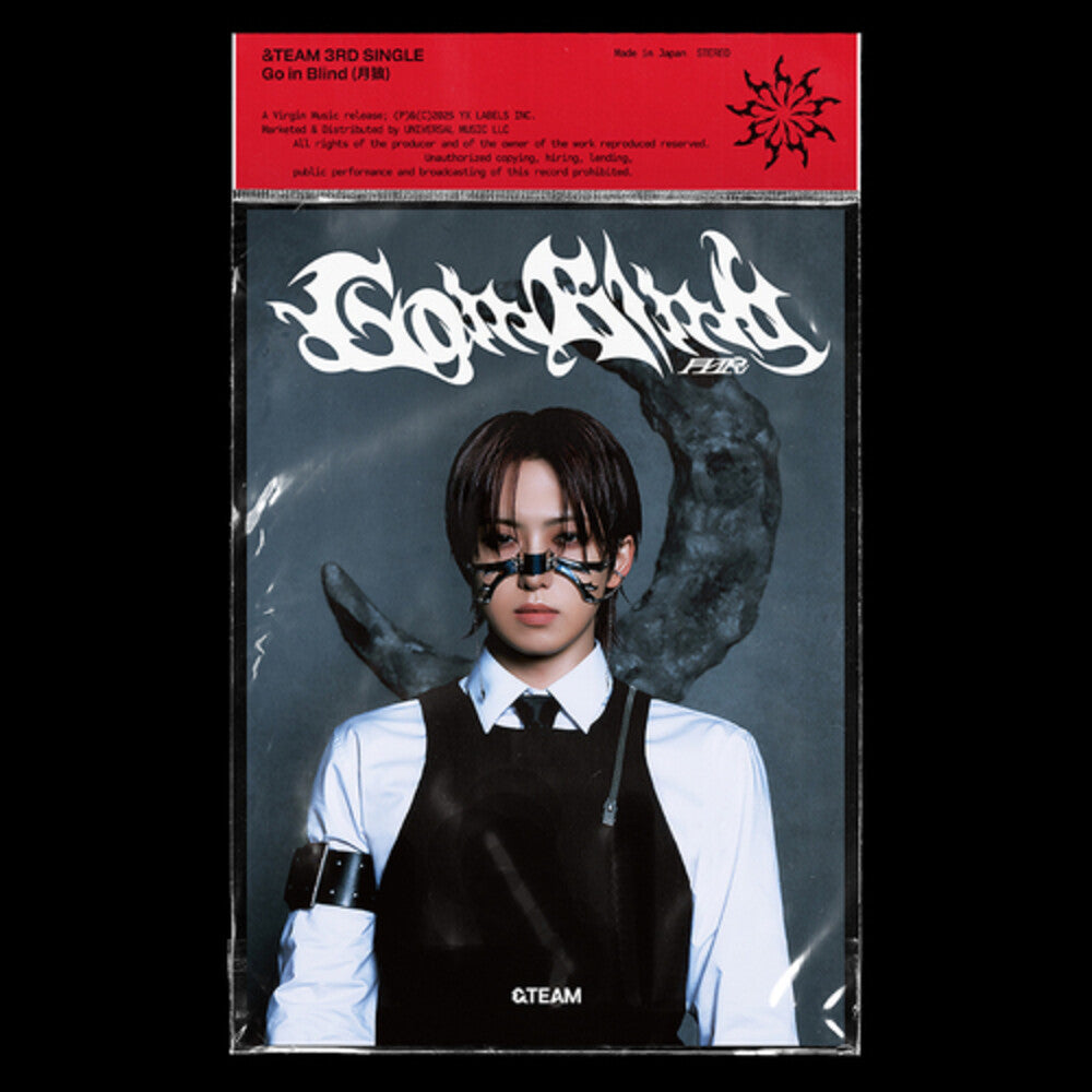the album cover for &TEAM - Go In Blind - Fuma Member Solo Jacket (Jpn)