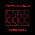 the album cover for Pageninetynine - Document #5 (Blk) [Clear Vinyl] (Red) (Spla)