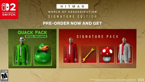 Hitman World of Assassination Signature Edition for Nintendo Switch 2 (Game-key Card) - Switch 2