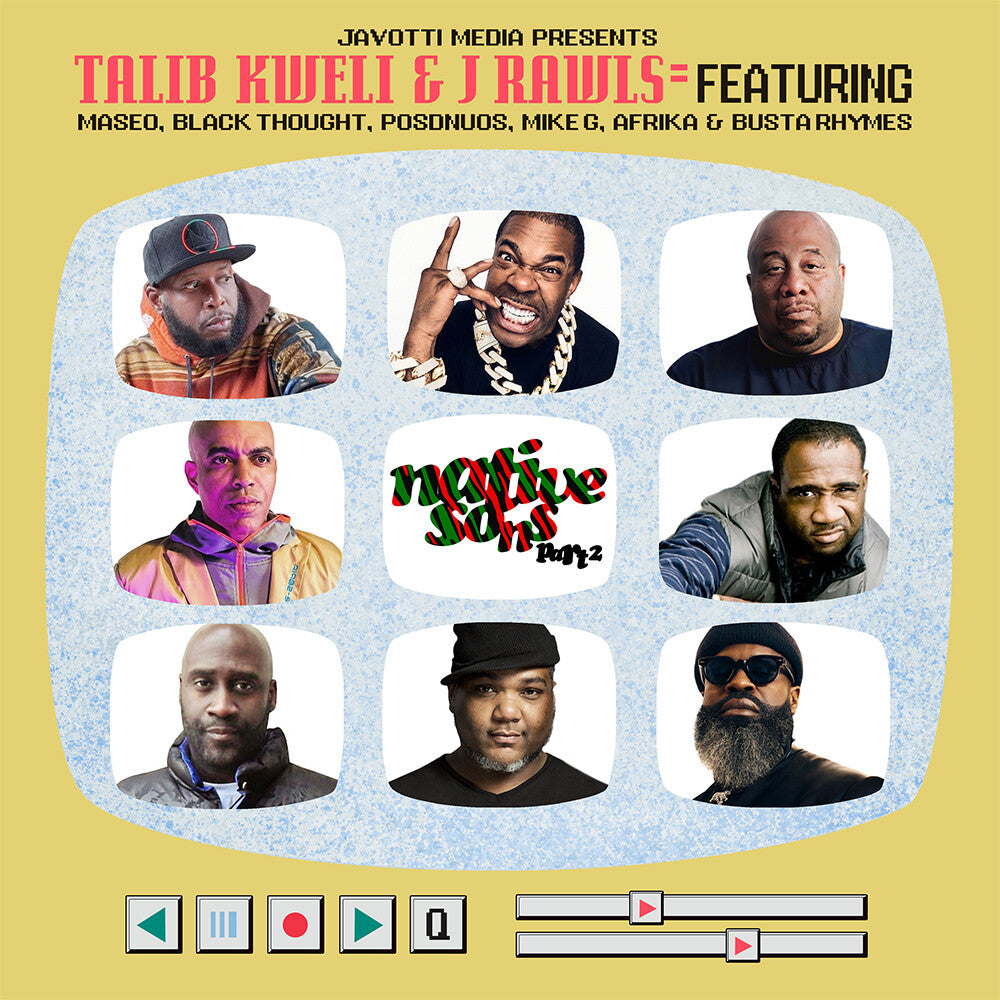the album cover for Talib Kweli &amp; J Rawls - Native Sons Part 2