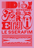 the album cover for LE SSERAFIM - Different (Limited Edition B)