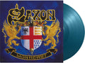 the album cover for Saxon - Lionheart (Aqu) [Colored Vinyl] [Limited Edition] [180 Gram] (Hol)
