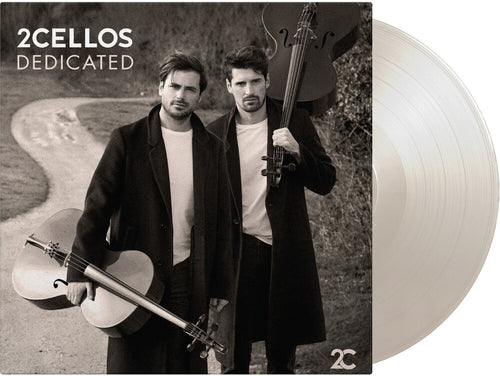 the album cover for 2Cellos - Dedicated [Colored Vinyl] [180 Gram] (Wht)