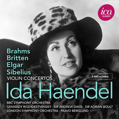 Ida Haendel - Britten, Brahms, Elgar & Sibelius: Violin Concertos CD