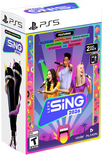Lets Sing 2026 + 2 Mics for Playstation 5 - PS5