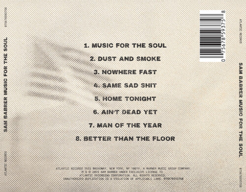 Sam Barber - Music for the Soul CD