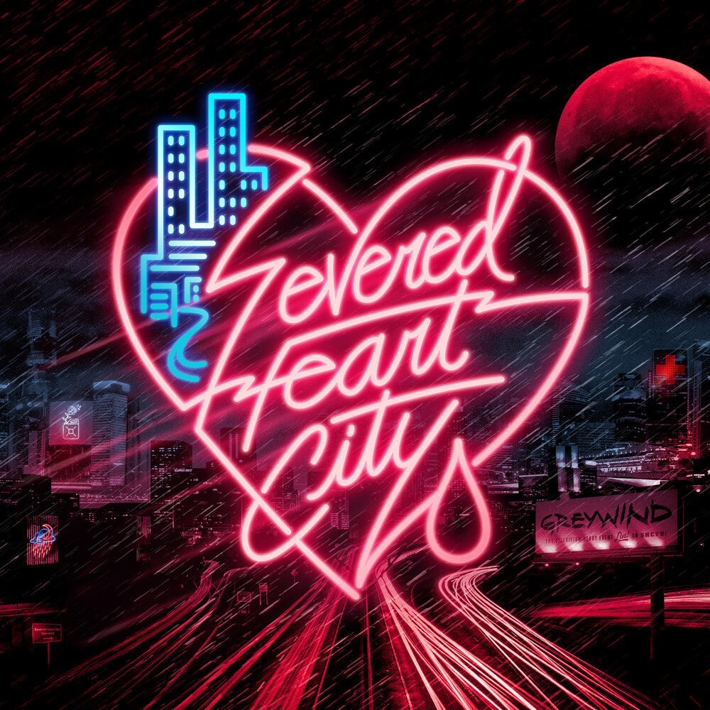 the album cover for Greywind - Severed Heart City [Turquoise Colored Vinyl]