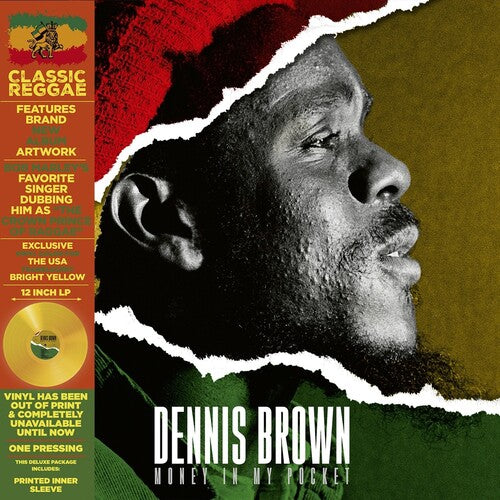 Dennis Brown - Money in My Pocket - Yellow Vinyl