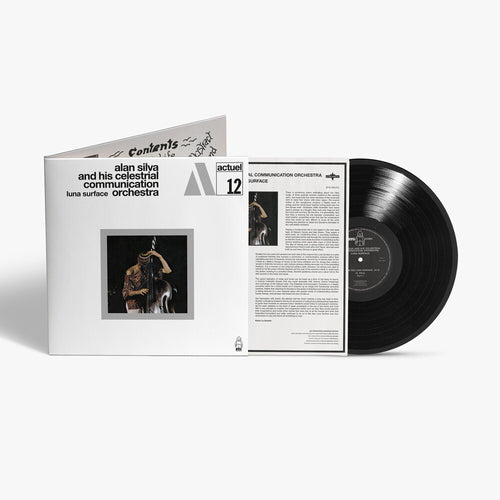 the album cover for Alan Silva  / Celestrial Communication Orchestra - Luna Surface [Deluxe] [Limited Edition] [Remastered] [Reissue]