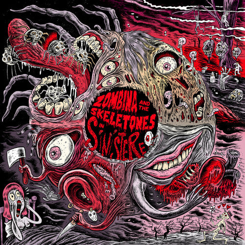 Zombina & the Skeletones - In Sinistereo - Red Vinyl