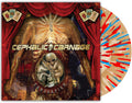 the album cover for Cephalic Carnage - Xenosapien [Color in Color with Splatter LP]