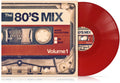 the album cover for 80s Mix Vol 1 / Various - Red Transparent Vinyl - 80s Mix Vol 1 / Various - Red Transparent Vinyl