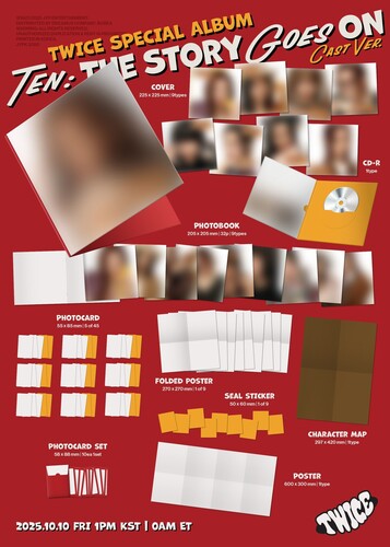 TWICE - TEN: The Story Goes On [Cast Ver.] CD