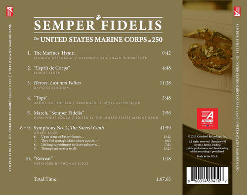 The President's Own United States Marine Band - Semper Fidelis - The United States Marine Corps at 250 CD