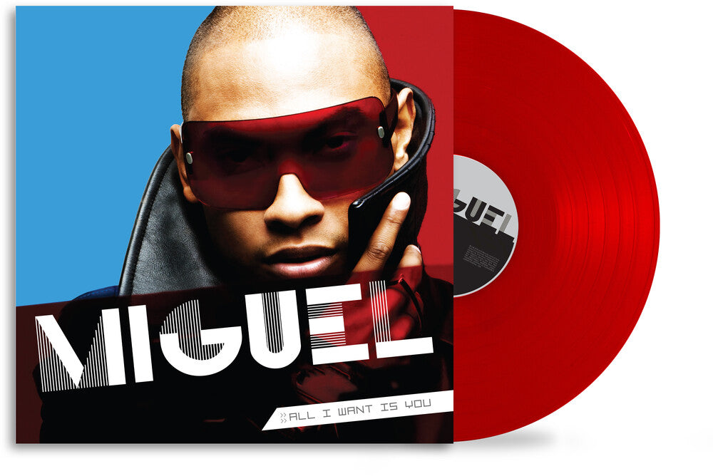 the album cover for Miguel - All I Want Is You