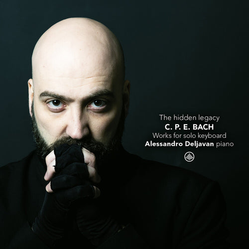the album cover for Alessandro Deljavan - Hidden Legacy - Works For Solo Keyboard