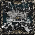the album cover for Peelingflesh / Hounds of War - Okc X Gthc Split