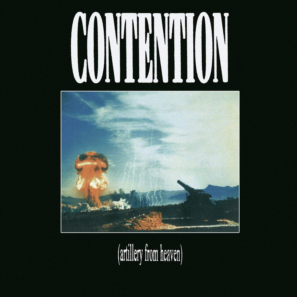 the album cover for Contention - Artillery From Heaven