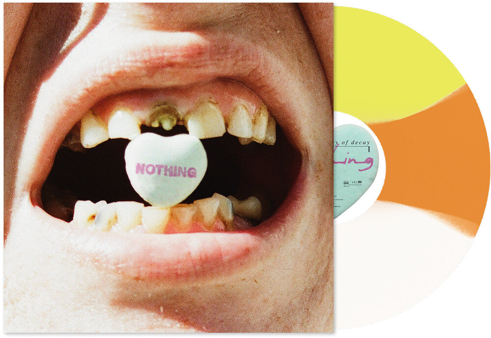 the album cover for Nothing - Short History Of Decay [Indie Exclusive Orange/Yellow]